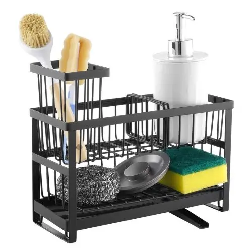 Kitchen Sink Caddy Organizer Sponge Holder For Kitchen Storage 2Sh&Sc001 1