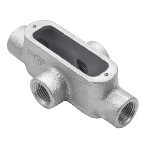 Leviton 1-1/4" Rigid Conduit Bodies Malleable Iron Threaded X Type X4m (Pack Of 5) 1