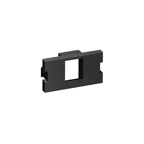 Leviton 1 Port Mos Quickport Adapter 1 Unit High Black 41291-1Me 1