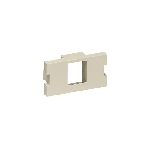 Leviton 1 Port Mos Quickport Adapter 1 Unit High Ivory 41291-1Mi 1