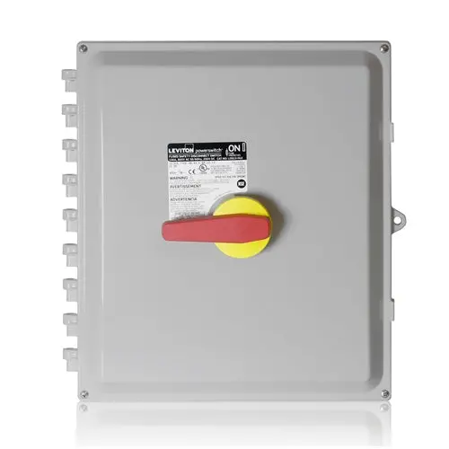 Leviton 100A 600V Powerswitch Safety Disconnect Switch Lds10-Fax 1