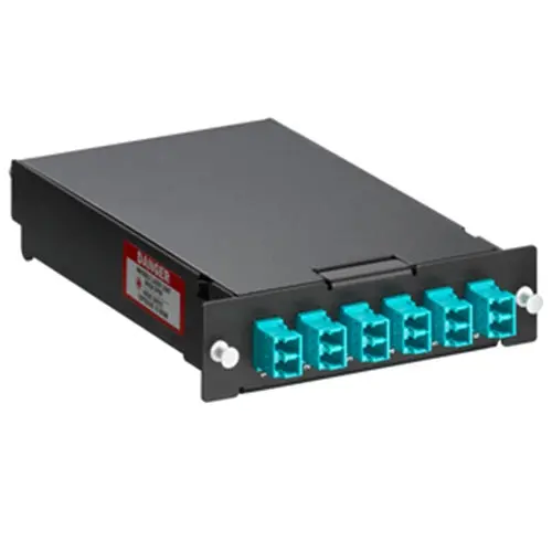 Leviton 12 Fiber Sdx Pigtail Fusion Splice Module Aqua Splcs-124 1