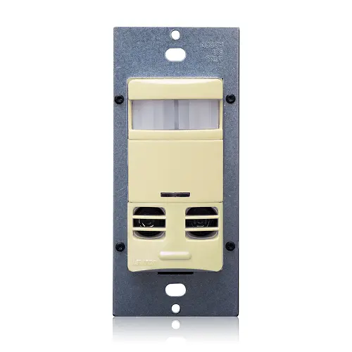 Leviton 120-277V 2400Sf Occupancy Sensor Multi Technology Wall Switch Ivory Ossmt-Gdi 1
