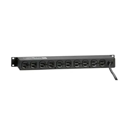 Leviton 120 Volt 15 Amp Surge Protected Steel Housing Black 5500-15N 1