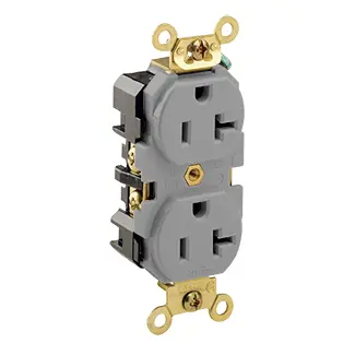 Leviton 125V 3-Wire Duplex Receptacle/Outlet 5362-Gy 1