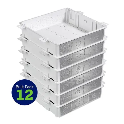 Leviton 14 Inch Wireless Structured Media Enclosure 49605-14G (Pack Of 12) 1
