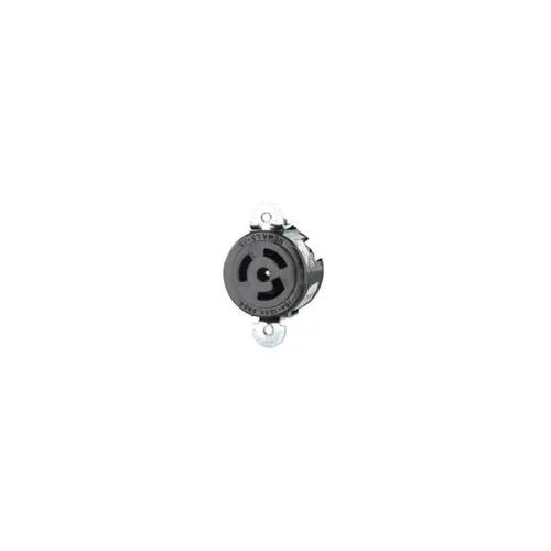 Leviton 15 Amp 125 Volt Single Short Strap Locking Receptacle 4710-Ss 1
