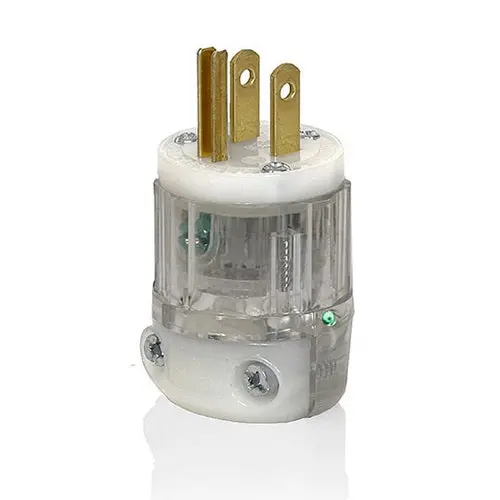 Leviton 15 Amp 125 Volt Straight Blade Plug Hospital Grade 8215-Plc 1