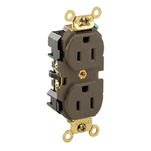 Leviton 15 Amp Nema 5-15R Duplex Receptacle Outlet 5262 1