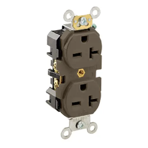 Leviton 15 Amp Nema 6-15R Duplex Outlet 5662 1