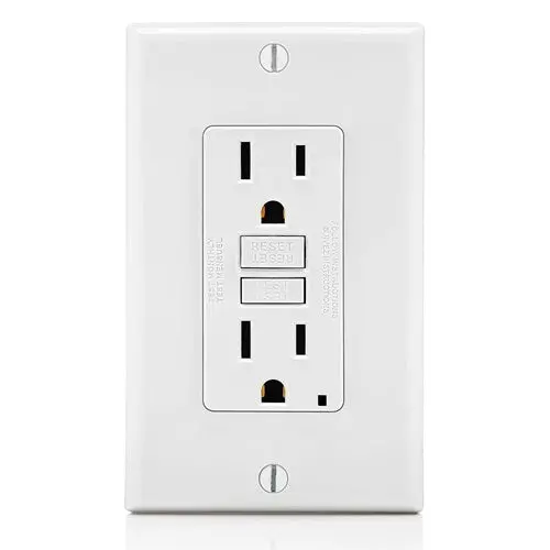 Leviton 15A 125V Smartlockpro Gfci Receptacle White Gfnt1-W 1