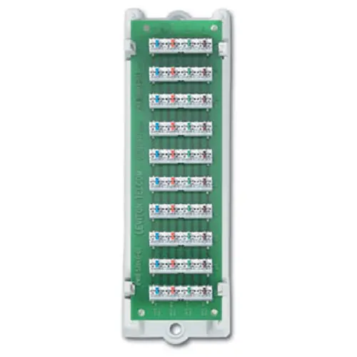 Leviton 1X9 Bridged Telephone Module (Expansion Board With Abs Bracket), Includes 110 Punch Down Tool 47689-B 1