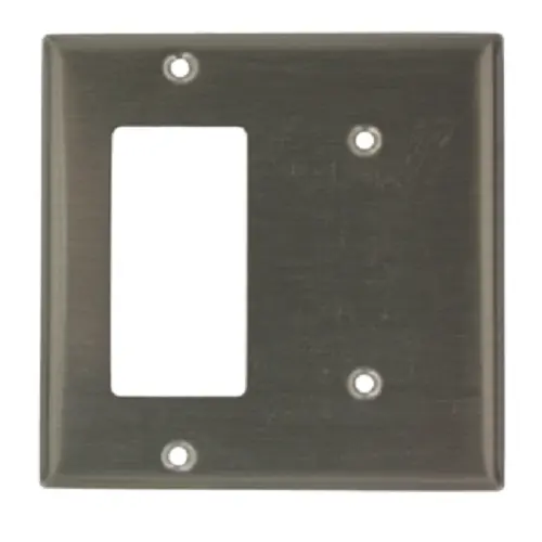 Leviton 2-Gang Decora Combination Wallplate S1426-N 1