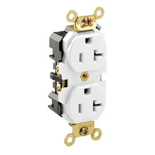 Leviton 2-Pole 125V Duplex Outlet 5362-W 1