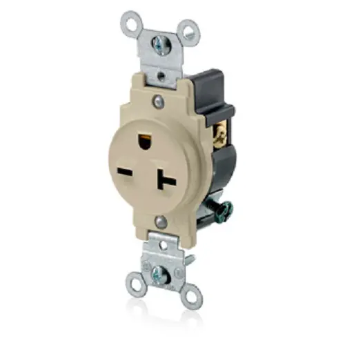 Leviton 2-Pole Single Receptacle/Outlet 5821-I 1