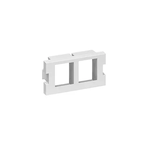 Leviton 2 Port Mos Quickport Adapter 1 Unit High White 41291-2Qw 1