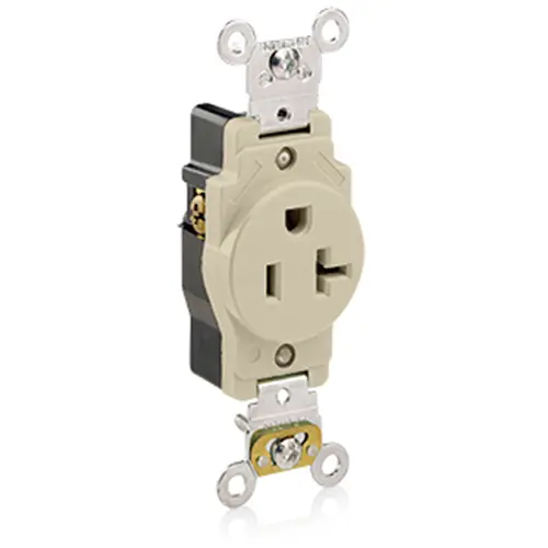 Leviton 20 Amp 3-Wire Single Receptacle/Outlet 5361-I 1
