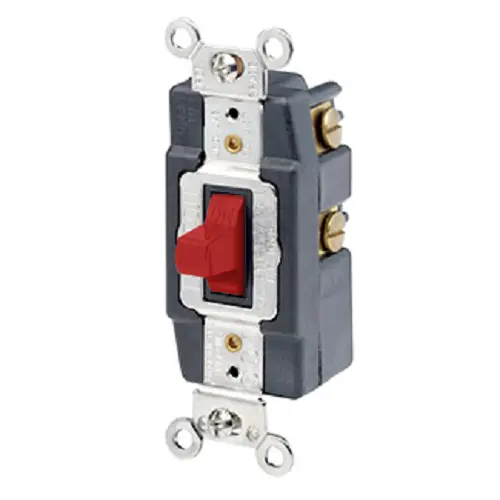 Leviton 20 Amp Double-Throw Momentary Contact Toggle Switch 1257-R 1