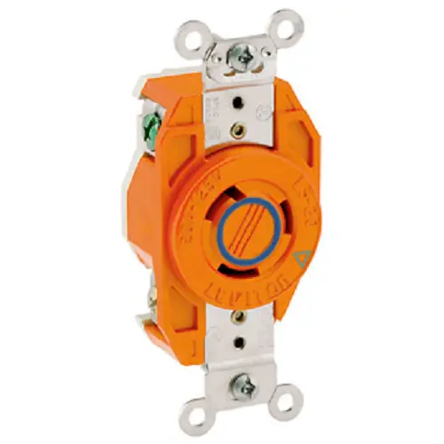 Leviton 20 Amp Flush Mount Locking Receptacle 2320-Ig 1