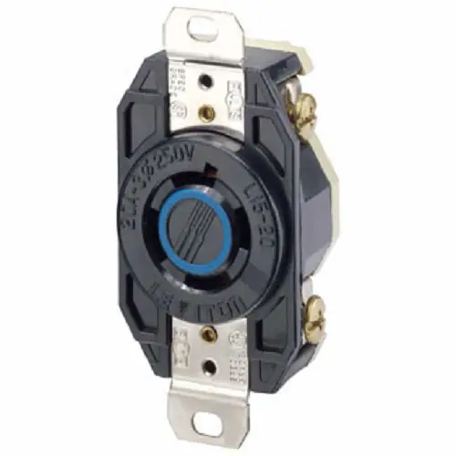 Leviton 20 Amp Nema L15-20R Flush Mount Locking Receptacle 2420 1