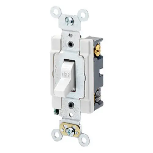 Leviton 20 Amp Toggle 4-Way Ac Quiet Switch 1224-Sw 1