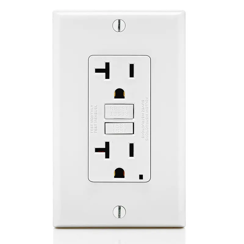 Leviton 20A 125V Smartlockpro Gfci Receptacle White Gfnt2-Fw 1