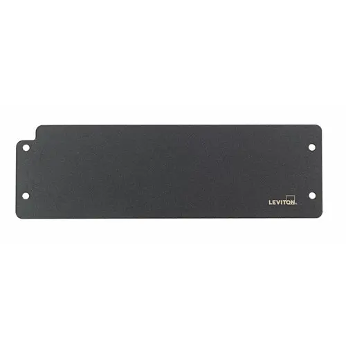 Leviton 2Ru Frame Blank Plate F3168-Blk 1