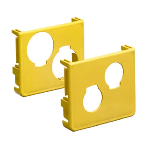 Leviton 2X2 Fiber Raceway End Cap Yellow S2end-20D 1