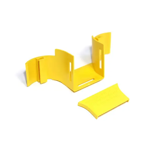 Leviton 2"X2" Fiber Raceway Trumpet Yellow S2trm-Trm 1