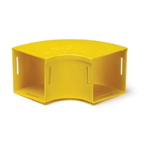 Leviton 2X2 Horizontal Elbow With Cover 90 Deg Yellow S2hel-9Dc 1