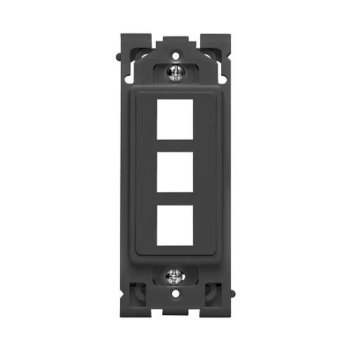 Leviton 3-Port Insert Black Re640-Ob3 1