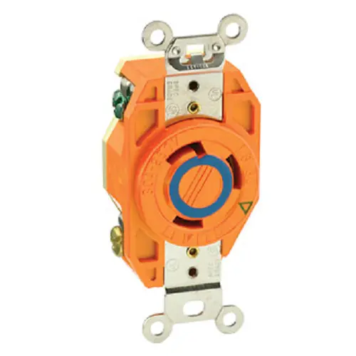 Leviton 30 Amp Flush Mount Locking Receptacle 2620-Ig 1