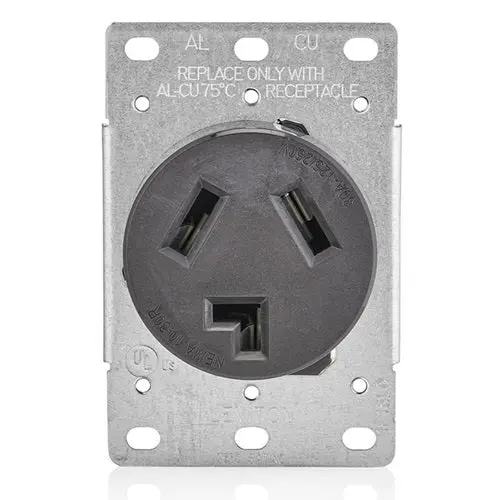 Leviton 30A Flush Mount Outlet 5207-S10 1