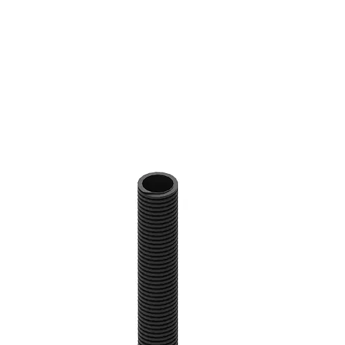 Leviton 38Mm Dia Round Convoluted Tube 2 Meter Black S38rt-2M 1