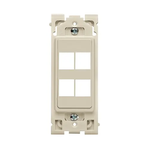 Leviton 4-Port Insert Navajo Sand Re640-Ns4 1