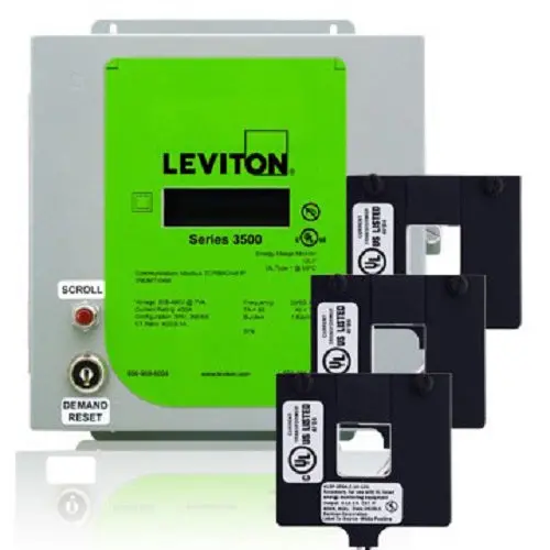 Leviton 400A 208-480V Submeter Current Transformer Meter Kit 3Kumt-4M 1