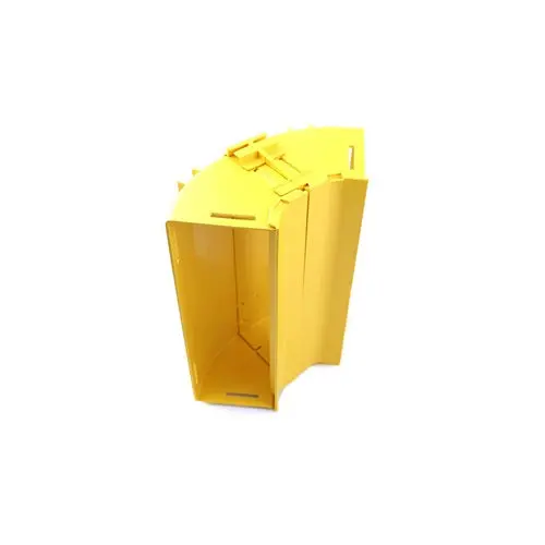 Leviton 4X12 Vertical Elbow 90 Deg Up With Cover Yellow Swvel-9Uc 1