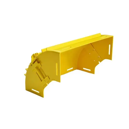Leviton 4X12 Vertical Elbow 90 Deg Up Without Cover Yellow Swvel-90D 1