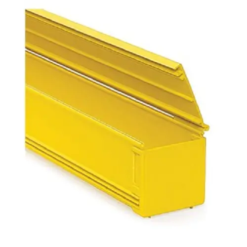 Leviton 4X4 Fiber Raceway End Cap Yellow S4end-Cap 1