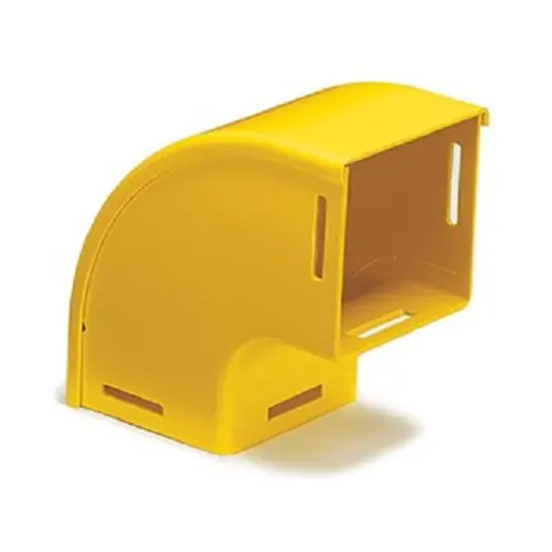 Leviton 4X4 Vertical Elbow 90 Deg Down With Cover Yellow S4vel-9Dc 1