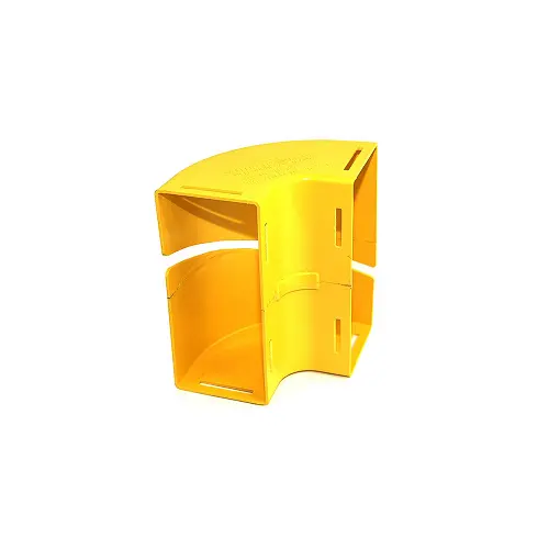 Leviton 4X8 Vertical Elbow 90 Deg Down Retrofit Without Cover Yellow S8vel-9Dr 1