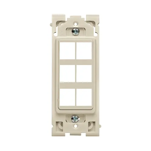 Leviton 6-Port Insert Navajo Sand Re640-Ns6 1