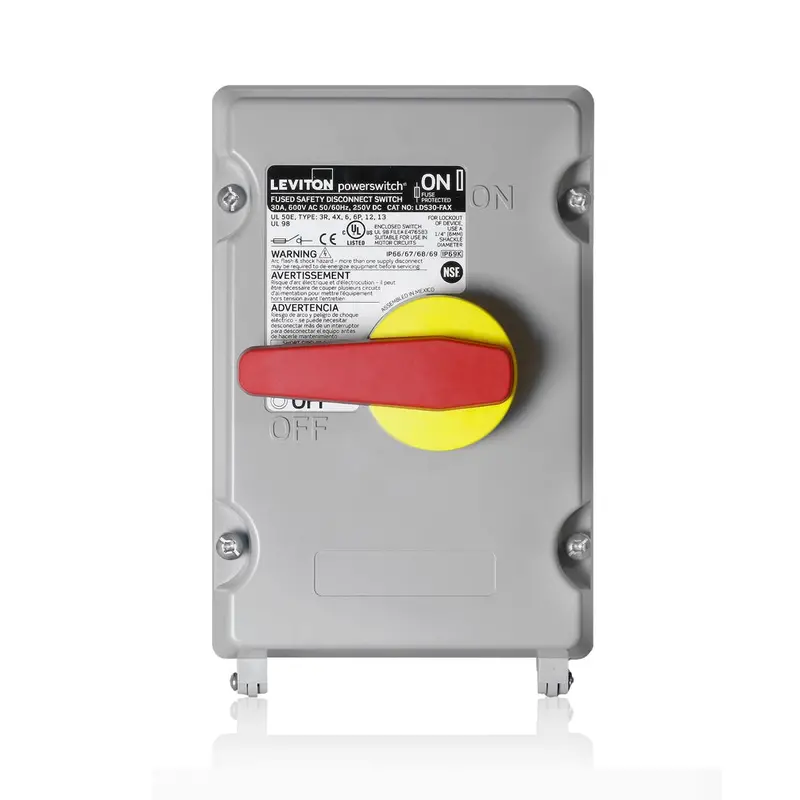 Leviton 60A 600V Powerswitch Safety Disconnect Switch Lds60-Ax 1