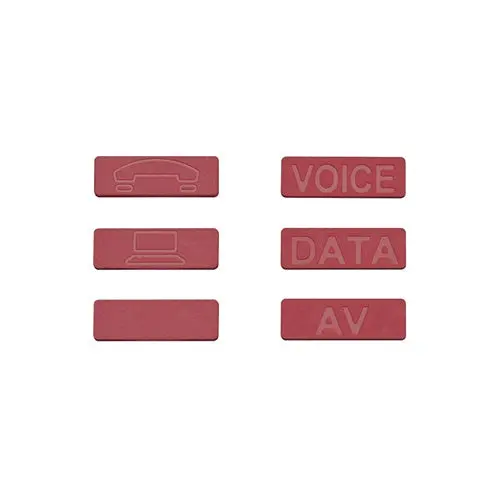 Leviton Atlas-X1 Bulk Icons Dark Red Icons-Icr (Pack Of 72) 1
