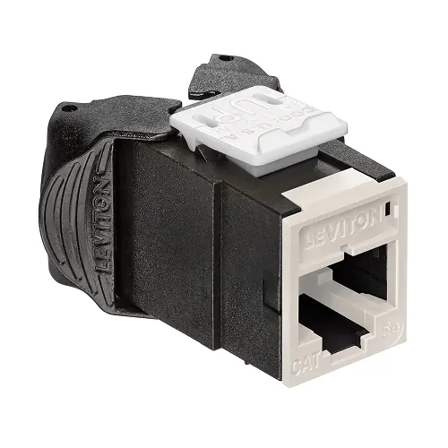 Leviton Cat 5E Utp Quickport Jack Green 5Eujk-Rv5 1