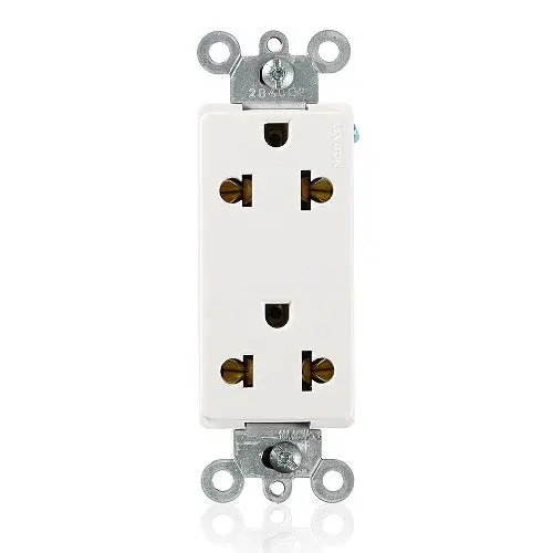 Leviton Decora Plus Duplex Receptacle /Outlet White 5825-W 1