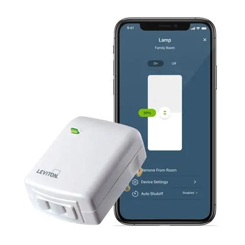 Leviton Decora Smart Wi-Fi 1000W Dimmer Dw3hl-1Bw 1