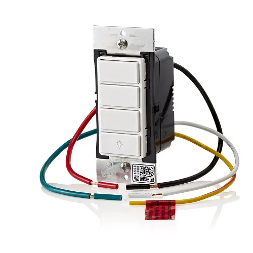 Leviton Decora Smart Wi-Fi Scene Controller Switch White D2scs-1Bw 1