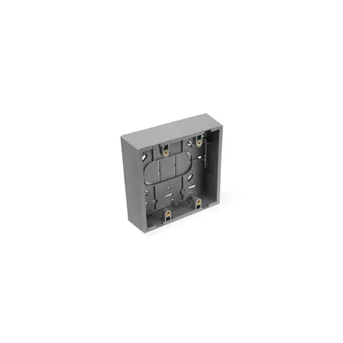 Leviton Dual-Gang Surface-Mount Back Box Gray 42777-2Gb 1