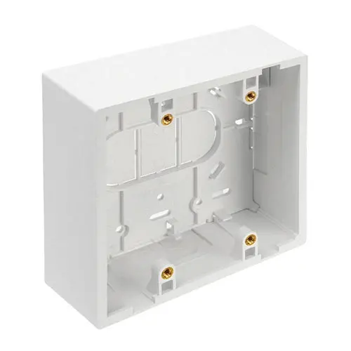 Leviton Dual-Gang Surface-Mount Back Box White 42777-2Wa 1
